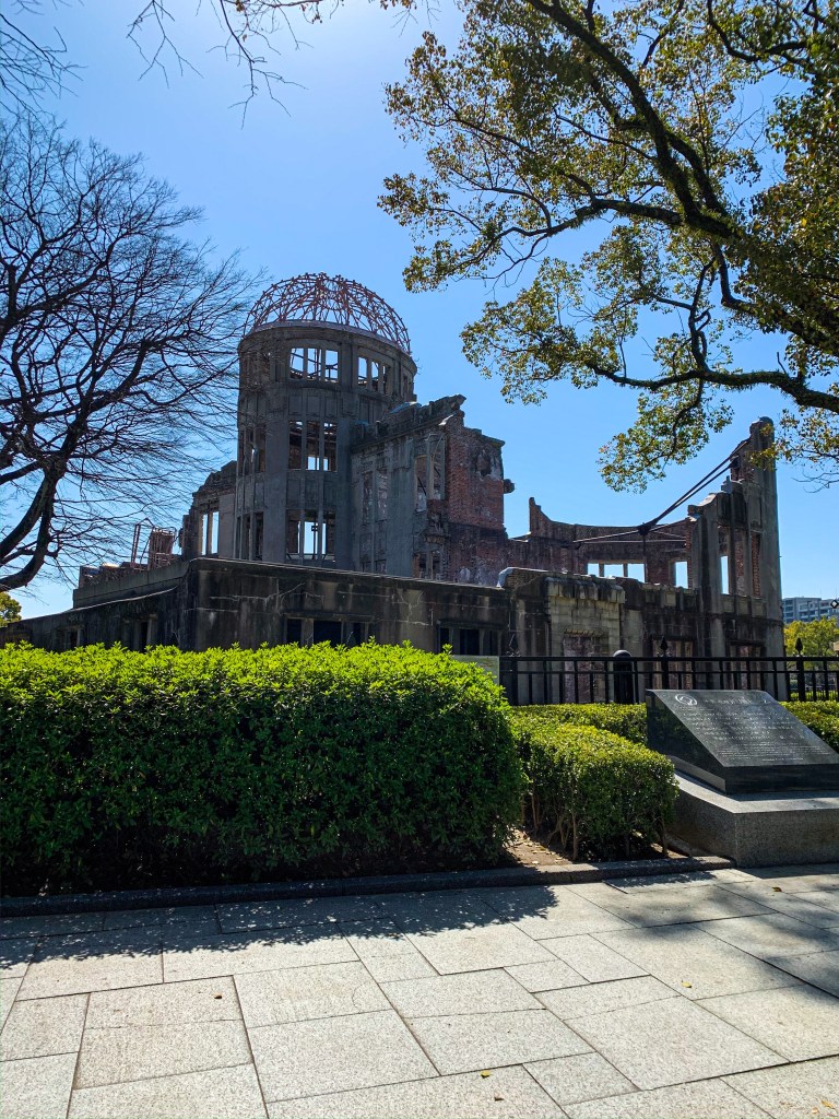 The A-Bomb dome is part of the Hiroshima Peace Memorial Park in Hiroshima, Japan - one of the few structures in the world to have withstood the explosion of an atomic bomb. 