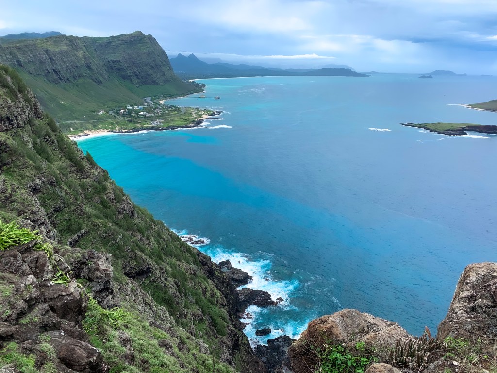 The view from the top of the Makapu‘u Point Lighthouse Trail